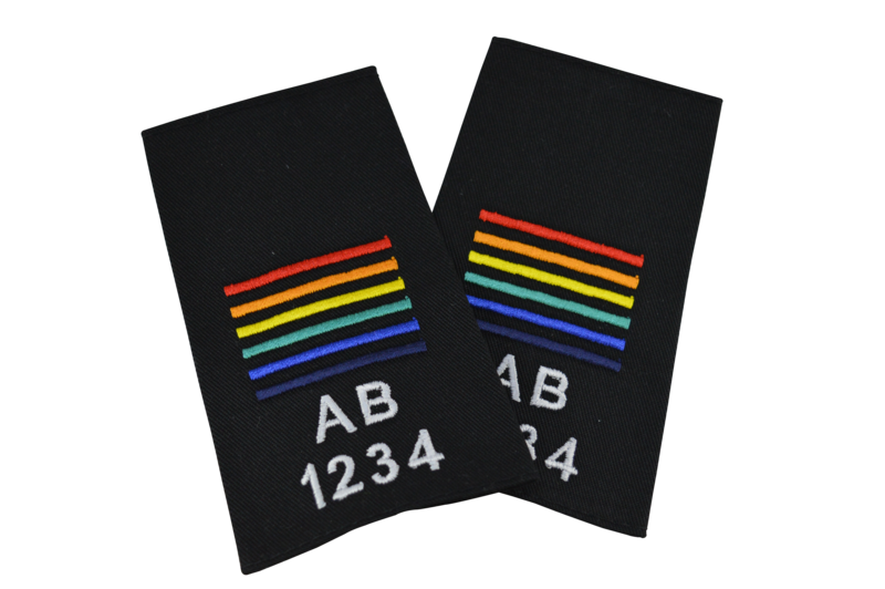 Police | Epaulette Sliders | Rainbow | LGBTQ+ |