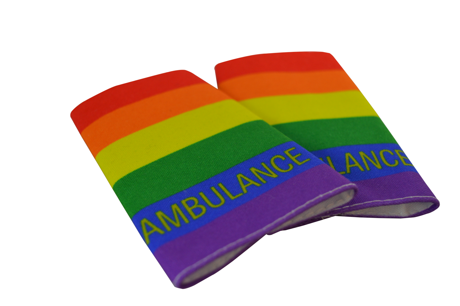 Printed Epaulette Sliders | Rainbow | LGBTQ+